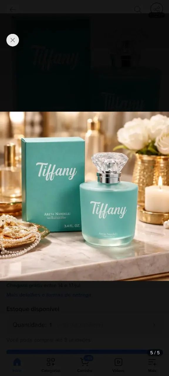 Perfume feminino Tiffany 100ml - Foto 3