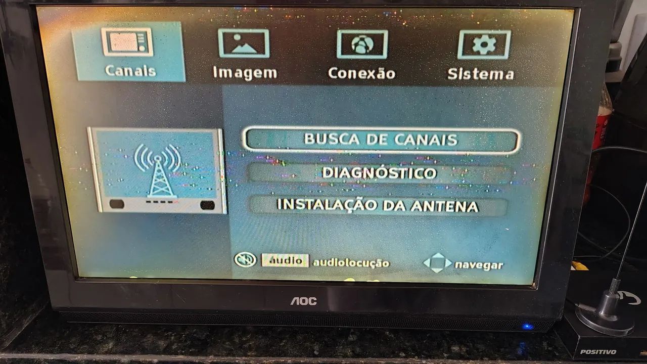 TV AOC 24 polegadas com conversor - Foto 3