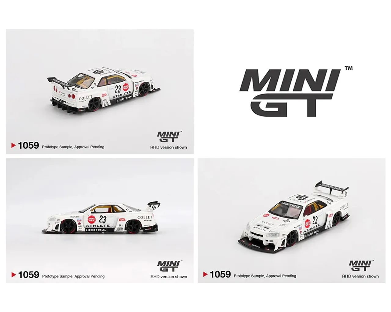 Mini GT 1059 Nissan Skyline R34 LBWK - Hobbies e coleções - Veloso