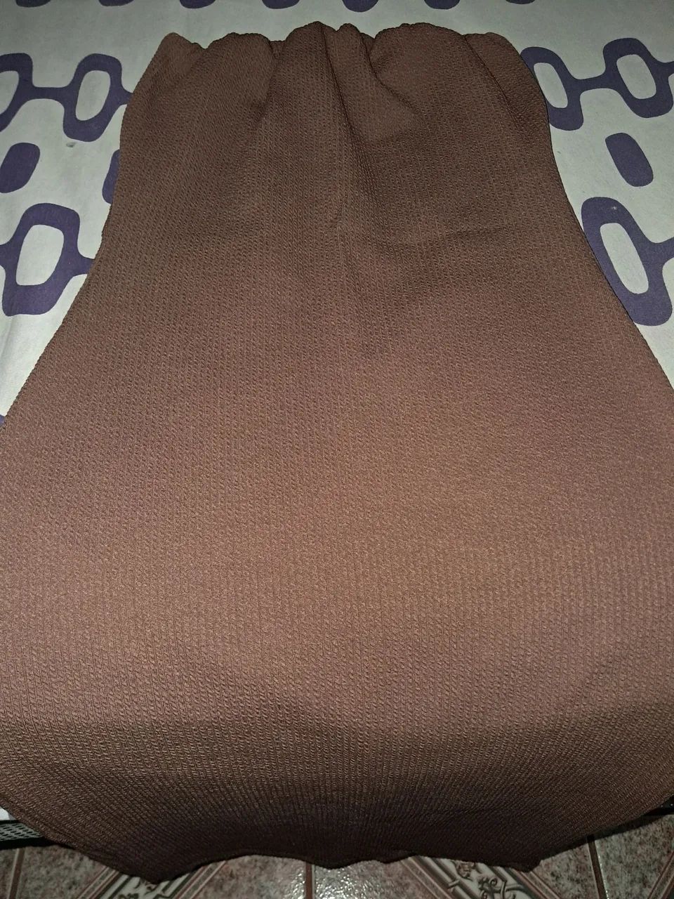 Vestido marrom tomara-que-caia TAM. M