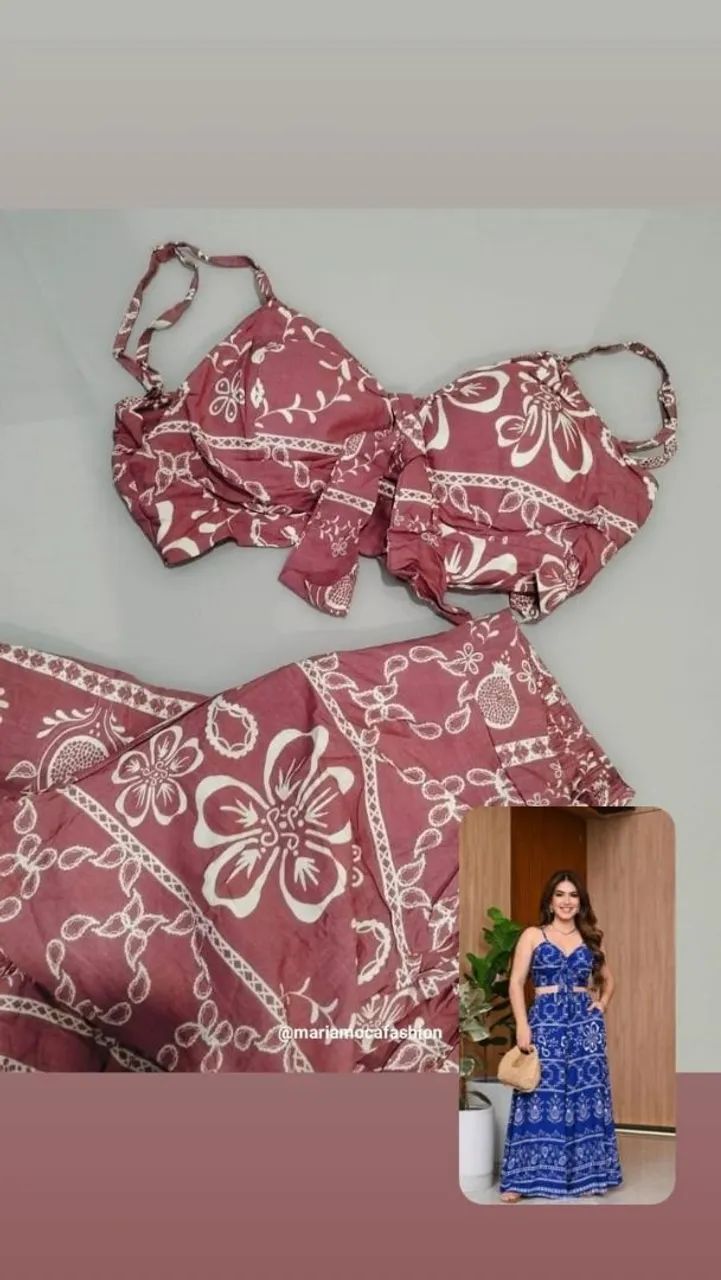 Conjunto cropped e calça pantalona  - Foto 2