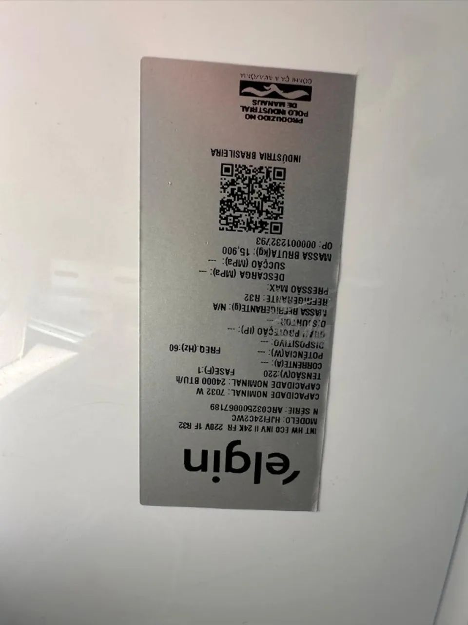 Ar condicionado Elgin 24000 BTUs - Foto 2