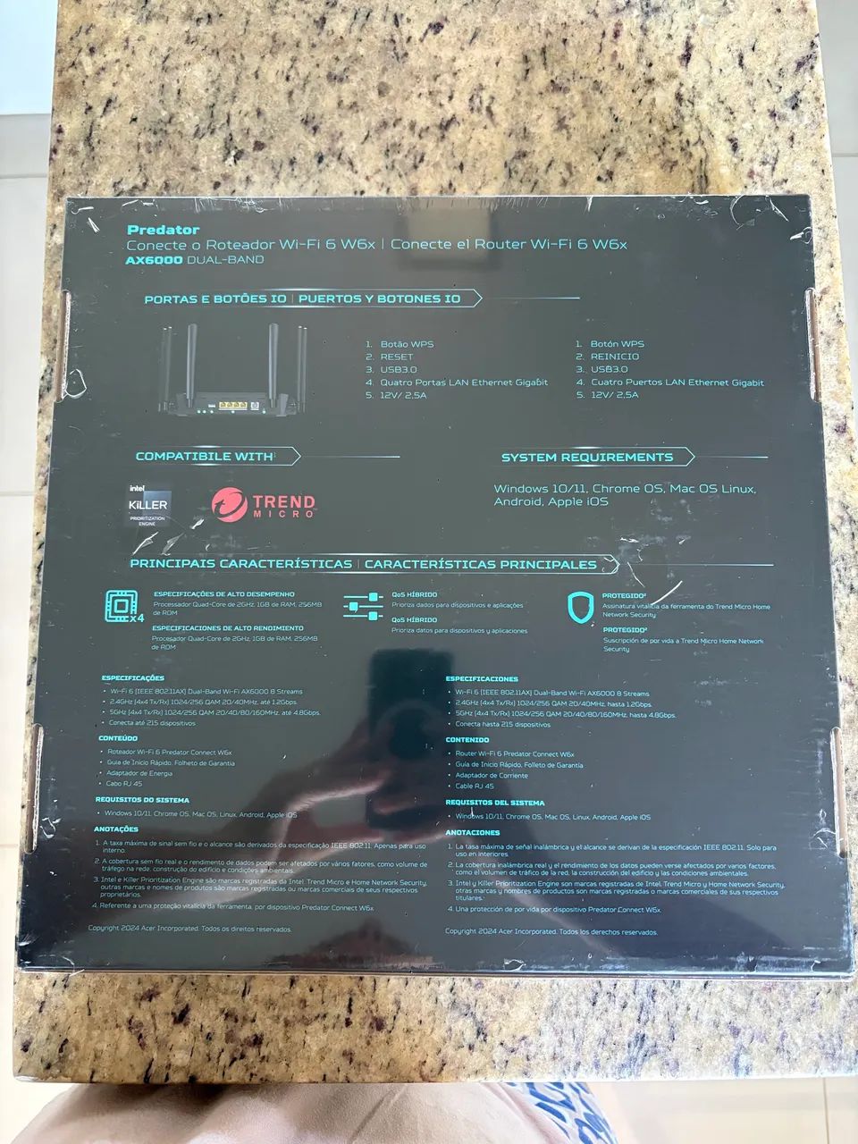 Roteador Predator W6x NOVO - Foto 2