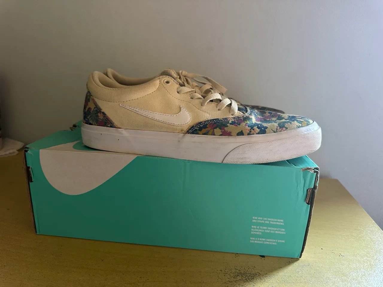 tênis nike sb charge floral 42 com caixa  - Foto 5