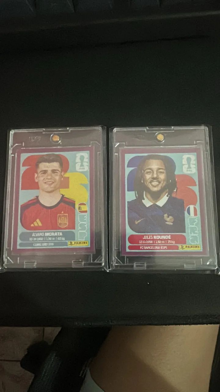 DUPLA BORDA ROXA PANINI FIGURINHAS AMERICANAS 