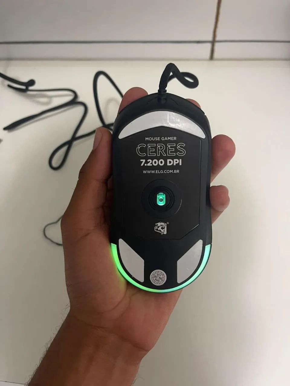 Mouse Gamer ELG Ceres 7.200 DPI RGB - Foto 2
