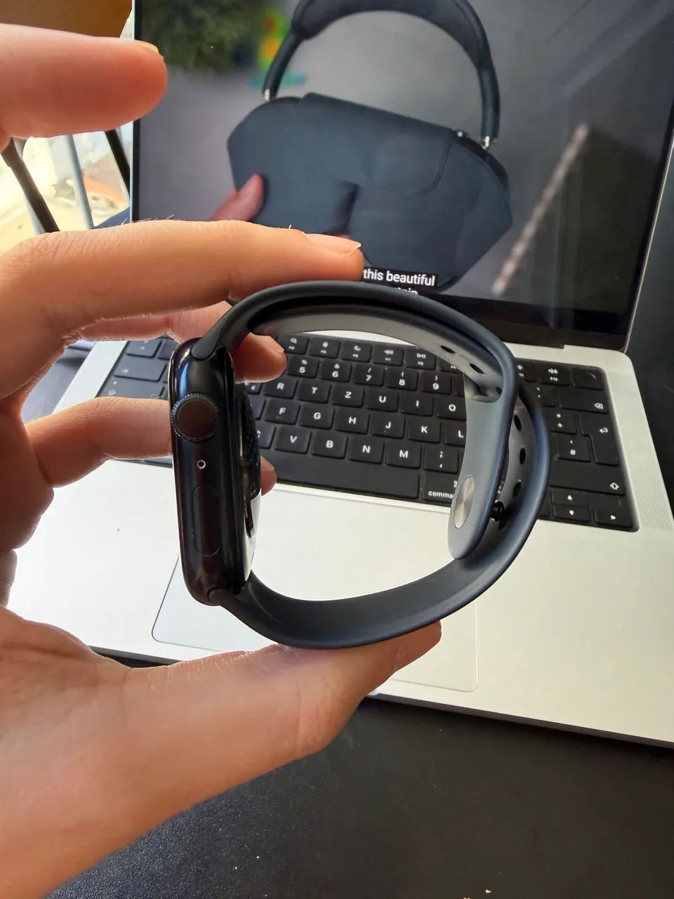 Apple Watch Series 9 45mm Preto - Foto 2