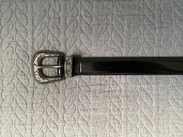 cinto western boho masculino preto - Foto 2
