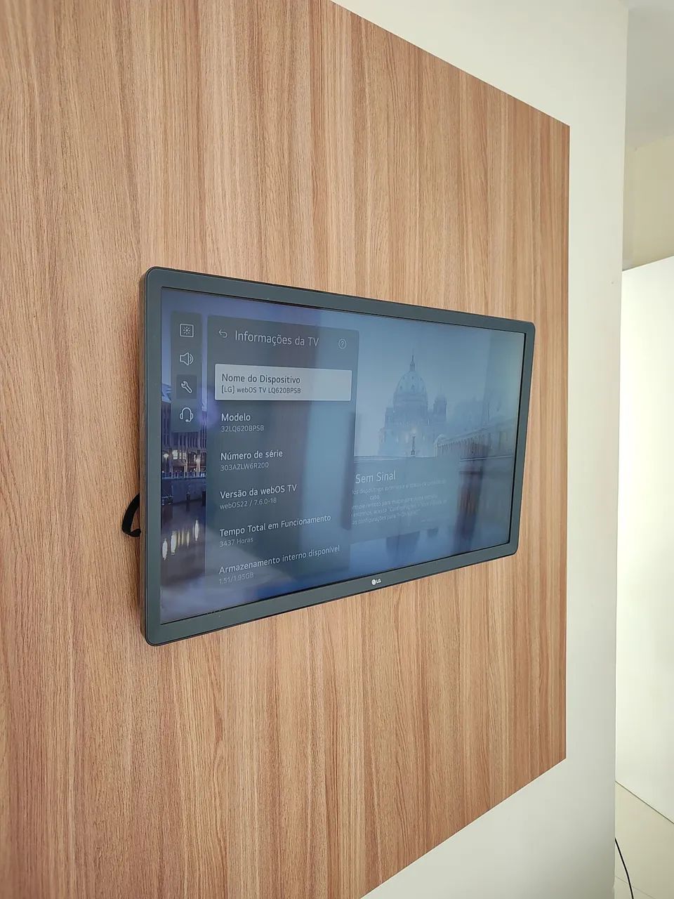 Smart TV LG 32 modelo 32LQ620BPSB - Foto 2