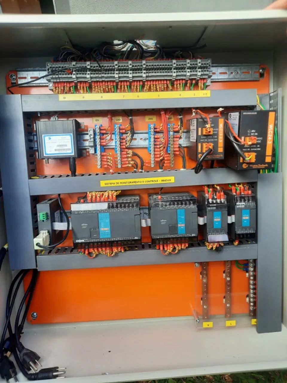 Painel de Automação Montado com CLP Altus FBs-24MC + Transdutor Digital IMS - Foto 5