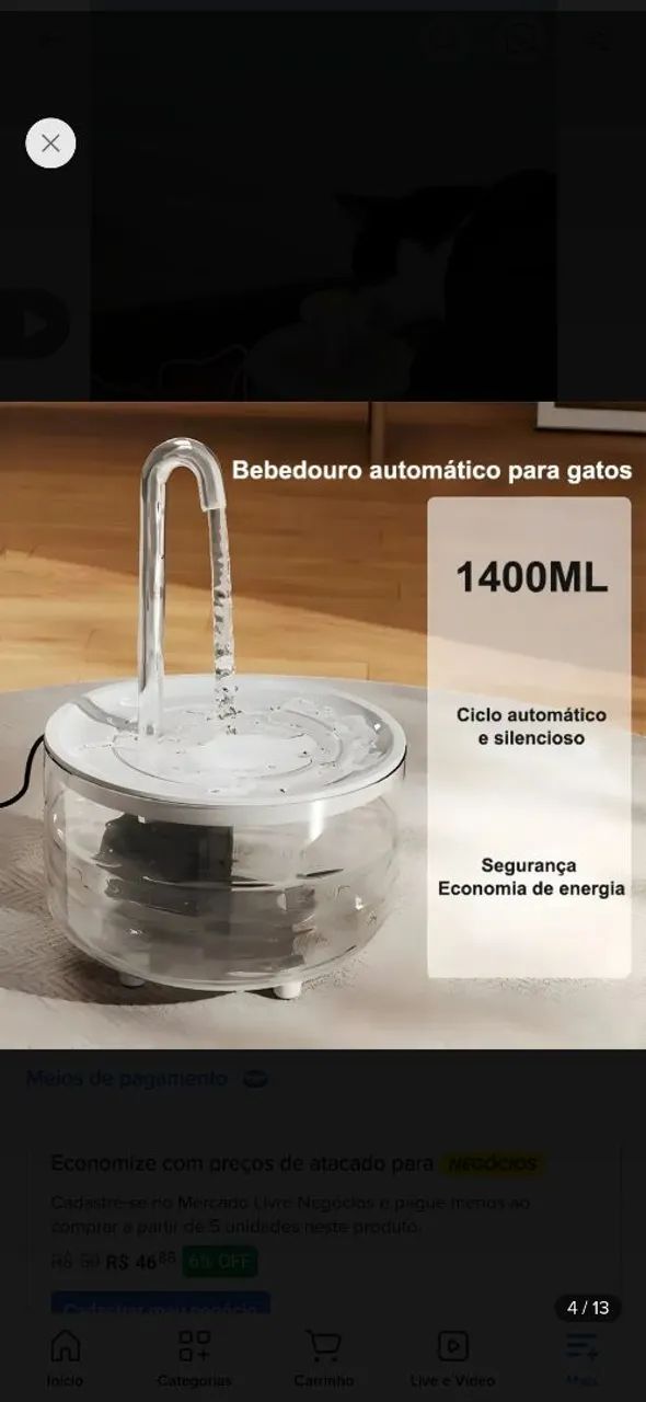 Fonte de água para pet - Foto 4