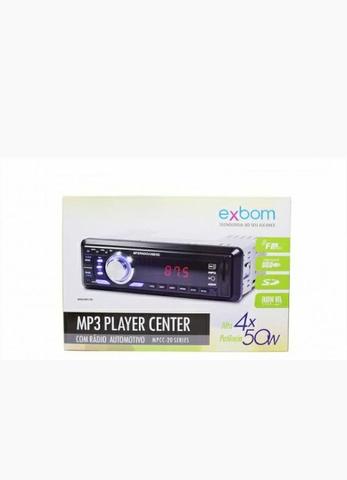(987853543)Som Automotivo Exbom Com Radio Fm/usb/sd/aux.