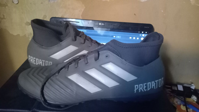 chuteira society adidas predator 19 3 tf