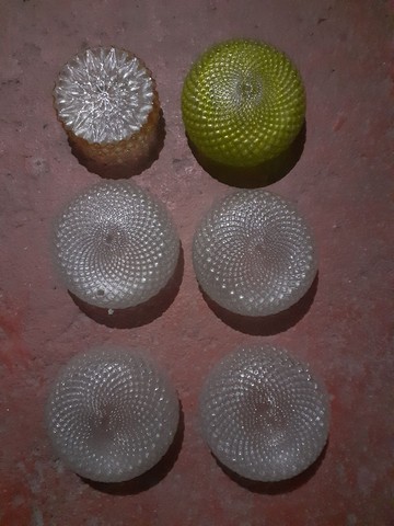 Cúpula luminária de teto antigo - Foto 6