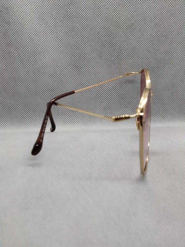 Óculos de Sol lente rosa, MS Case de couro. - Foto 5