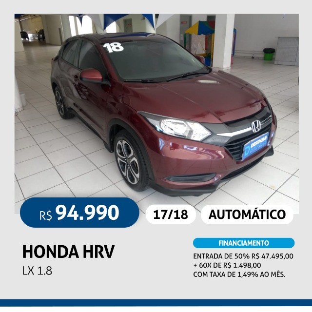 HONDA HR-V LX 1.8 AUTOMÁTICO 2018