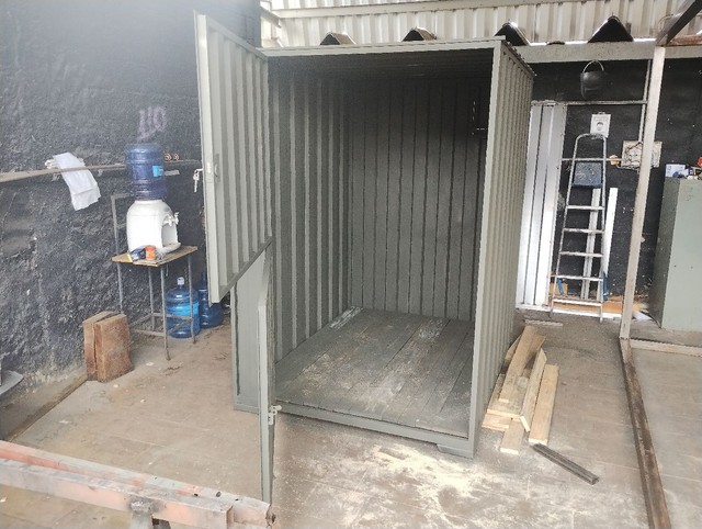 Container depósito de obra 2#1.50 em Aço Barato - Foto 5