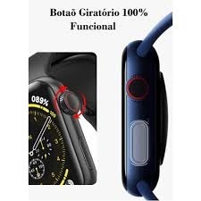 Smartwatch Relógio Hw18 Premium Lançamento 2022 Série 6 Com Pulseira Extra (Preto) - Foto 2