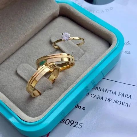PAR DE ALIANÇAS CASAMENTO 