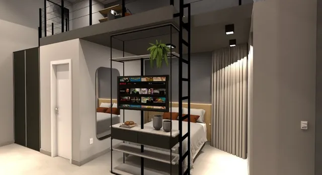 ÉVLON 608 - Duplex 100% mobiliado e equipado - 40,53m²