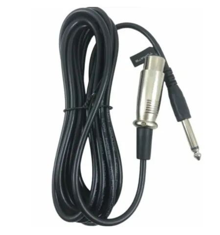 Cabo De Microfone Conexão P10 Macho x XLR Fêmea 5m Tomate