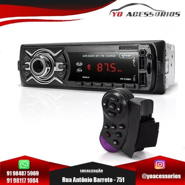 Som MP3 Player Com bluetooth