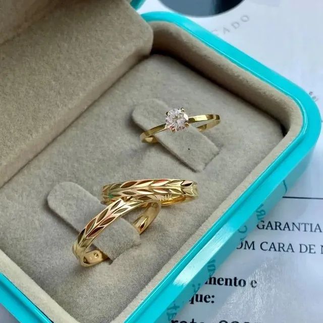 PAR DE ALIANÇAS CASAMENTO  - Foto 4
