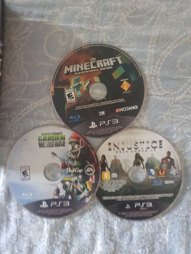 JOGO MINECRAFT ORIGINAL PS3 MIDIA FISICA CD.