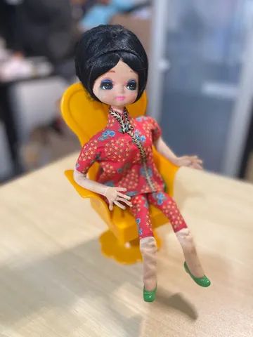 Boneca Japonesa Antiga Anos 60 - Foto 2