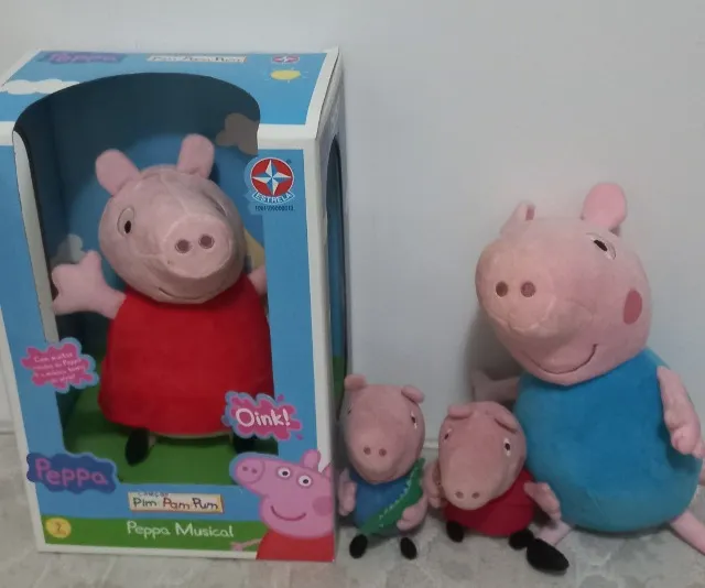 George de Pelucia Desenho Peppa Pig 18cm - Pelúcias HAS Brasil