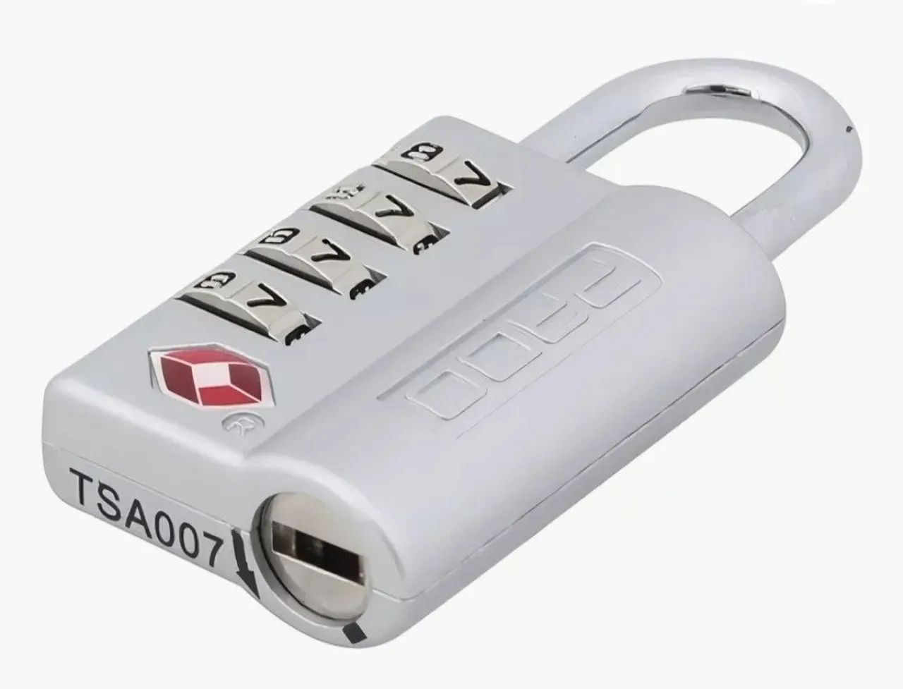 Cadeado com segredo prata Pado TSA Executivo 4 dígito  - Foto 2
