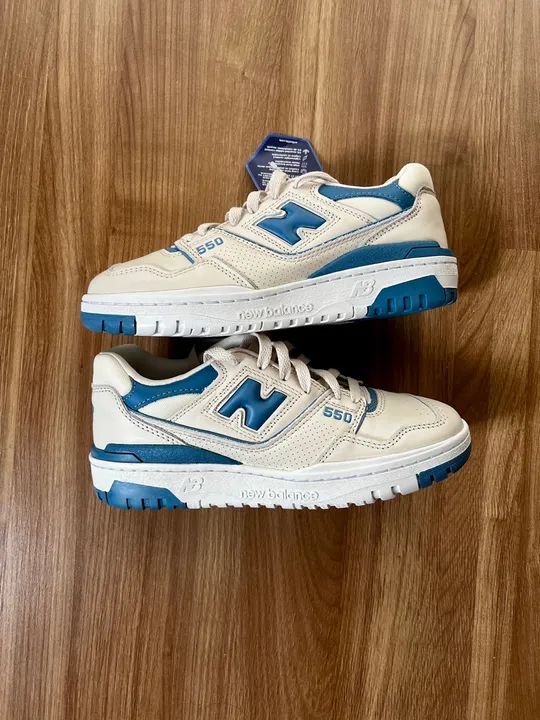 Tênis New Balance 550 - Branco e Azul - Foto 2