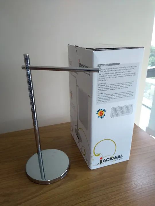 Jackwall - Porta toalha de mesa cromado - Foto 2