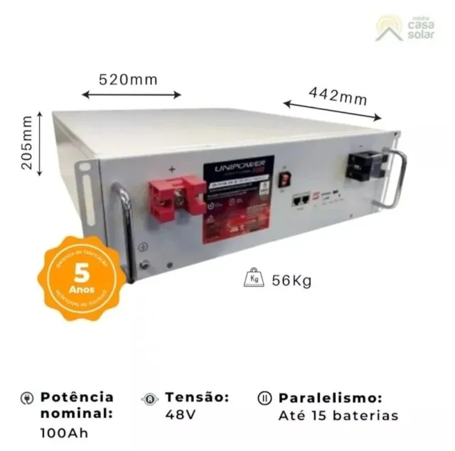 BATERIAS DE LÍTIO UNIPOWER