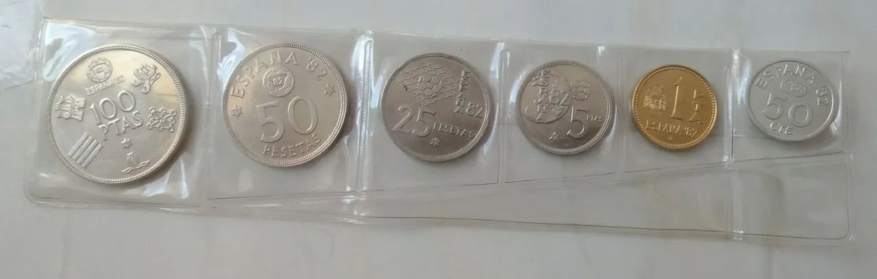 Moedas Copa do Mundo Espanha 1982 - Foto 3
