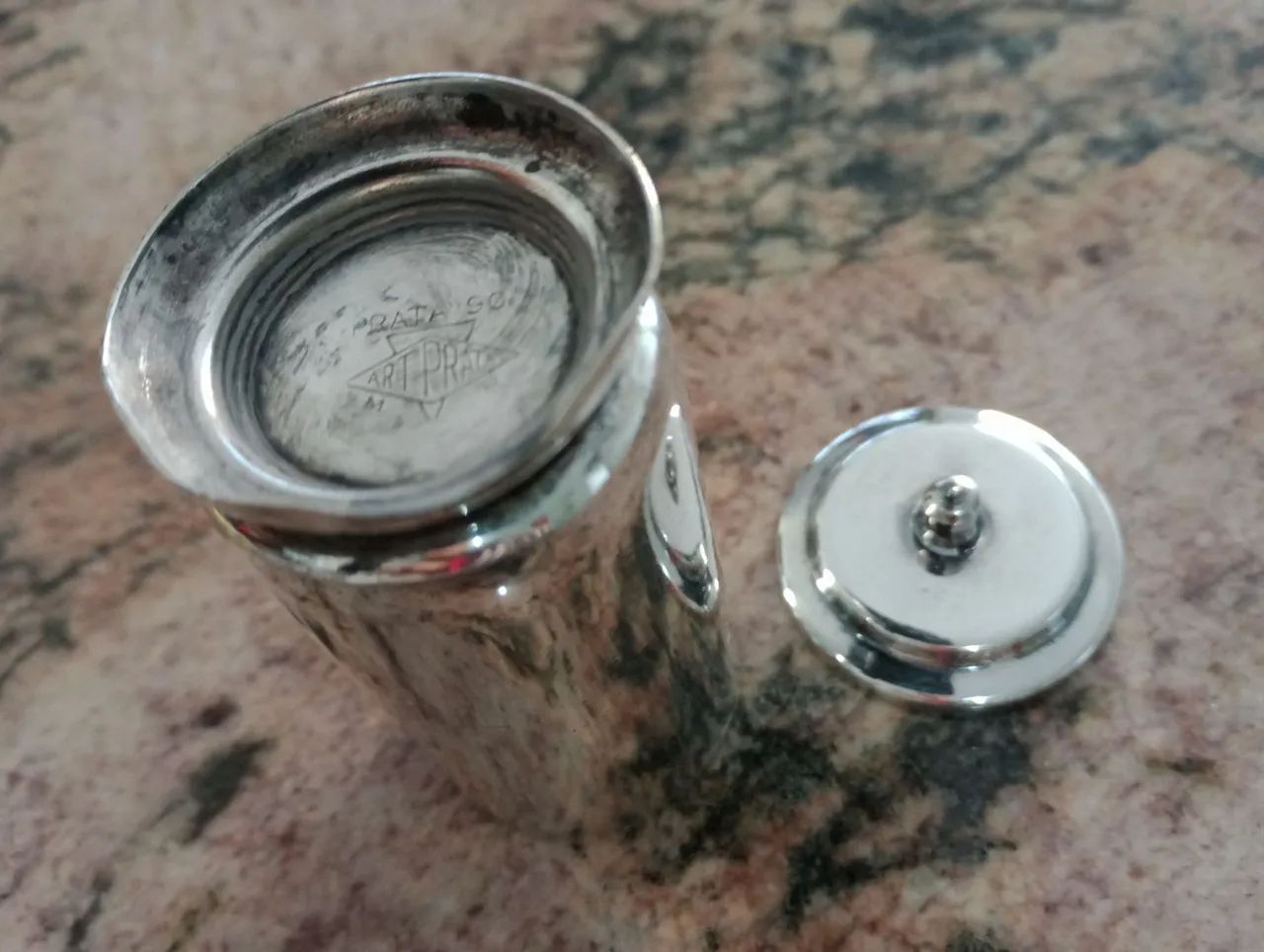 Paliteiro antigo - prata 90 - Foto 4