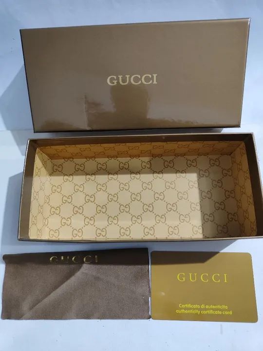 Óculos unissex Gucci com caixa original  - Foto 4