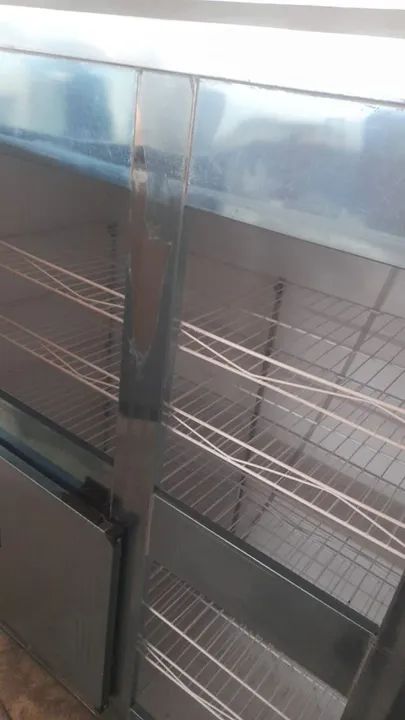 Geladeira mini câmara 4 portas inox ormifrio 900 litros 220 V  - Foto 2