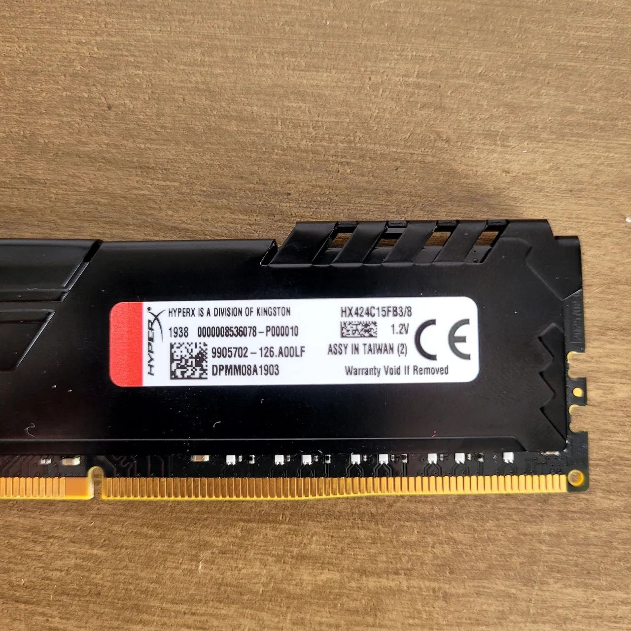 Memória RAM HyperX Fury DDR4 8GB 2400MHz - Foto 2