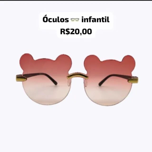 Óculos infantil a cara da riqueza 
