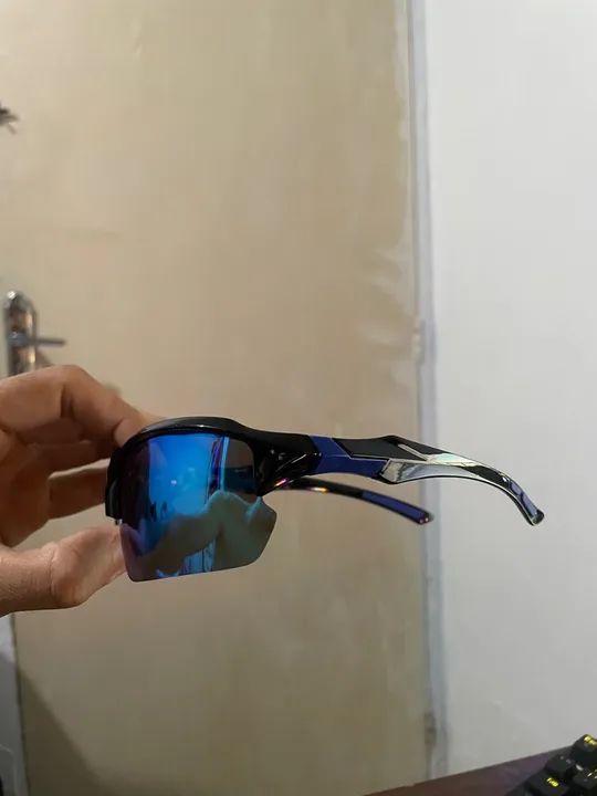 Óculos azul polarizados esportes, praia - Foto 3