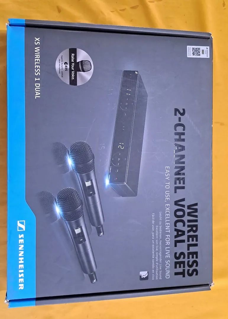 Microfone sem fio Sennheiser XS Wireless 1 Dual <br>com cápsula e835 - Foto 5