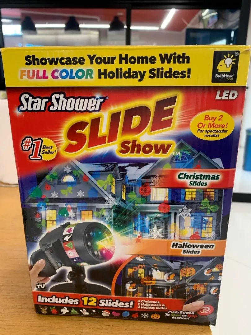 Iluminação projeção parede slide show - Foto 2