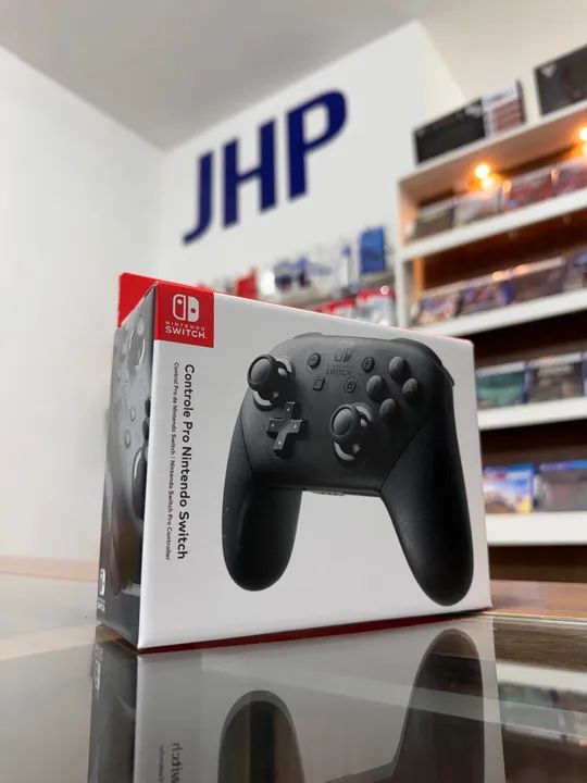 Controle Pro Preto Nintendo Switch Original | Parcela Sem Juros | Loja Física Curitiba 