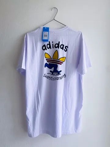 adidas skateboarding t shirt white