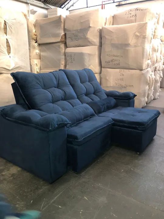 SOFA RETRATIL RECLINÁVEL   2,00 MTS - Foto 3