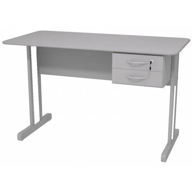 Mesa Reta Pé Painel Maranello 25mm  - Foto 3