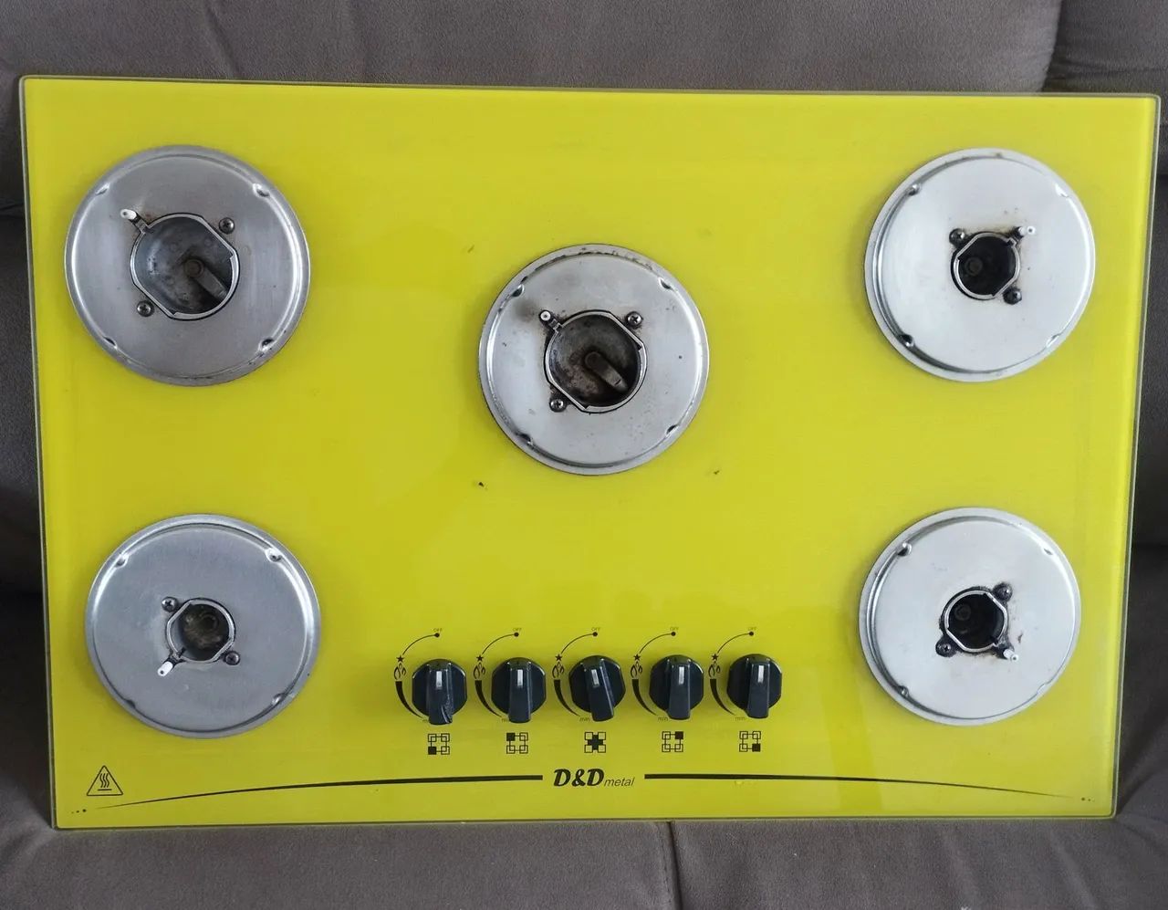 Cooktop 5 bocas D&D Metal - Usado 