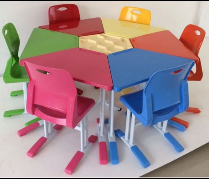 Conjunto de Mesa e Cadeiras Infantil Coloridas - Foto 3