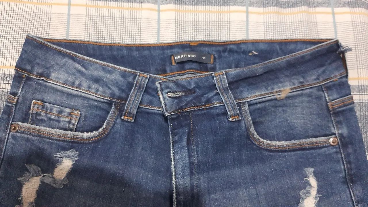  Bermuda Jeans feminina Marfinno número 40 - Foto 4